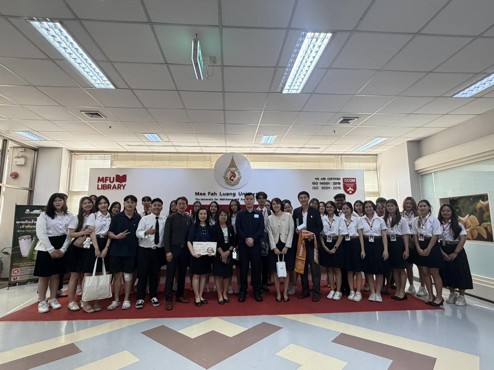 สำนักวิชาจีนวิทยา ต้อนรับคณะผู้บริหารและนักศึกษาจากวิทยาลัยนานาชาติปรีดี พนมยงค์ มหาวิทยาลัยธรรมศาสตร์ เมื่อวันที่ 25 มีนาคม 2569 